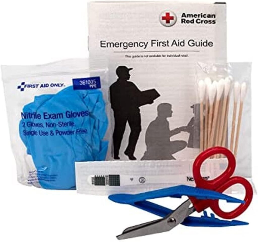 First Aid Only 442 All-Purpose Emergency First Aid Kit for Home, Work, and Travel, 298 Pieces