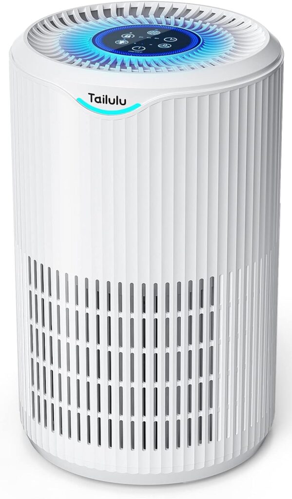 Air Purifiers for Home Large Room Up to 1345 Sq Ft, CADR 180m³/h+, Tailulu H13 HEPA Air Purifier for Pet Dander Smoke Odor Dust Pollen, Air Filter for Bedroom Living Room, Kitchen, Office, Sleep Mode